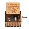 Vintage Holz Spieluhr Handkurbel Musik Etui Weihnachtsfest Geschenke Geschnitzte Gravur Kinder Spielzeug für Kinder Erwachsene