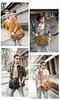 Vintage lässig Männer Frauen Canvas Bag Crossbody Schulter Messenger Tasche Ranzen Schule Tasche Unisex schwarz