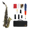 Vintage Style Bb Sopran Saxophon Sax Messing Material Holzbläser