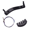 Violine Schulterstütze Mute Saiten Set Violinteil Ersatzsatz für 3/4 4/4 Violinen