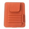 Visier Aufbewahrung Sunshade Sleeve Wallet PU Leder Aufbewahrungskoffer Brillen Karten Organizer Clips Halter