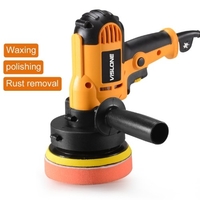 Vislone 5〃220V Autopolierer 700W Elektroschleifer AU Stecker mit 10 Stück Schleifpapier 3 Stück Polierrad Schwamm 1 Stück Wollpolierkits
