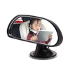 Vislone Babyautospiegel Rückspiegel Konvexer Weitwinkel-Saugnapfspiegel