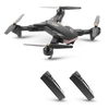 VISUO XS809S 2.0MP HD Weitwinkel Kamera Faltbare 20 Minuten Flugzeit SHARKS Drohne Wifi FPV RC Quadcopter RTF w / Zwei Batterien