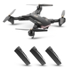 VISUO XS809S 2.0MP HD Weitwinkel Kamera Faltbare 20 Minuten Flugzeit SHARKS Drone Wifi FPV RC Quadcopter RTF w / Drei Batterien
