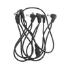 Vitoos 6 Wege Daisy-Chain Harness Elektrodenkabel Kupfer für Guitar Effects Power Supply Adapter Splitter