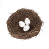 Vogelnest Handwerk mit 3 Vogeleier Handgemachte Ostern Rattan Vogelhaus Home Decoration