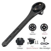 Vollcarbon Fahrrad Rennrad Lenker Stem Computer Halterung Halter Halterung mit Sport Kamera Montieren Taschenlampe Halter für Bryton für Garmin für Cateye