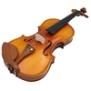 Volle Größe 4/4 natürliche akustische solide Holz Fichte Flame Maple Furnier Violine Geige für Anfänger Student Performer Jujube Holz-Teile mit RS Rosin Wiper Weihnachten Geschenk Present