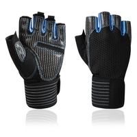 Voller Handgelenkschutz Fitnesshandschuhe Halbfinger-Sporthandschuhe Atmungsaktive Kurzfingerhandschuhe Tränenfeste Fahrradhandschuhe