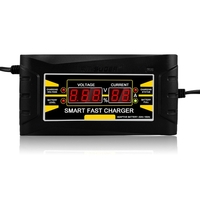Volles automatisches intelligentes 12V 10A Blei-Säure- / GEL-Ladegerät mit LCD-Anzeige EU-Stecker-intelligentes schnelles Ladegerät