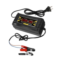 Volles automatisches intelligentes 12V 10A Blei-Säure- / GEL-Ladegerät mit LCD-Anzeige US-Stecker-intelligentes schnelles Ladegerät