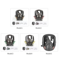 Vollgesichtsschutzmaske der Serie MJ-4006,  speziell für Sprühfarben,  chemische Pestizide,  Brandbekämpfung,  Formaldehyddekoration,  Smogschutzmasken-Kartuschenset,  Atemschutzmaske zum Schutz vor Chemikalien,  schädlich für Sprühfarbe