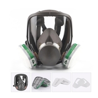 Vollgesichtsschutzmaske der Serie MJ-4006,  speziell für Sprühfarben,  chemische Pestizide,  Brandbekämpfung,  Formaldehyddekoration,  Smogschutzmasken-Kartuschenset,  Atemschutzmaske zum Schutz vor Chemikalien,  schädlich für Sprühfarbe
