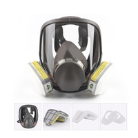 Vollgesichtsschutzmaske der Serie MJ-4006,  speziell für Sprühfarben,  chemische Pestizide,  Brandbekämpfung,  Formaldehyddekoration,  Smogschutzmasken-Kartuschenset,  Atemschutzmaske zum Schutz vor Chemikalien,  schädlich für Sprühfarbe