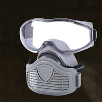 Vollmaske Anti-Staub-Maske Brille Set Farbsprühen Dekoration Atemschutzmaske Werkzeuge Chemische Pestizide Sicherheit Schutz Filter-Tool