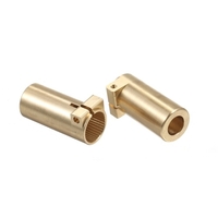 Vorderachs-Lenkbecher Messing Ersatz für Axial scxii 90046 90047 RC Car 2PCS