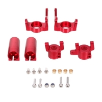 Vordere Achsschenkel aus Metall C Nabenträger Hinterachsverriegelungssatz für axiale SCX10 II 90046 90047 RC-Autoteile
