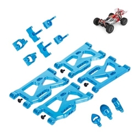 Vordere hintere Aluminiumlegierung Aufhängungsarme Lenknaben-Kit Für WLtoys XKS 144001 RC Rennwagen