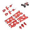 Vordere hintere Aluminiumlegierung Aufhängungsarme Lenknaben-Kit Für WLtoys XKS 144001 RC Rennwagen