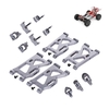 Vordere hintere Aluminiumlegierung Aufhängungsarme Lenknaben-Kit Für WLtoys XKS 144001 RC Rennwagen