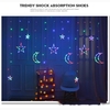 Vorhang Lampe Weihnachten Mond Sterne Vorhang Lichter dekorative Lichter 220V Licht Dekoration