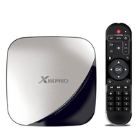 X88 PRO Smart Android 9.0 TV-Box Rockchip RK3318 Quad Core 64 Bit UHD 4K VP9 H.265 4 GB / 32 GB 2, 4 G / 5 G WiFi HD Media Player Fernbedienung
