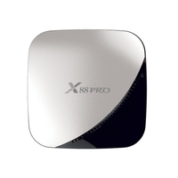 X88 PRO Smart Android 9.0 TV-Box Rockchip RK3318 Quad Core 64 Bit UHD 4K VP9 H.265 4 GB / 64 GB 2, 4 G / 5 G WiFi HD Media Player Fernbedienung