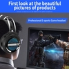 X9 Stereo Gaming Headset 7.1 Virtual Surround Bass Gaming Kopfhörer Over-Ear-Spiel Kopfhörer USB-Stecker Lautstärkeregler mit Mikrofon-LED-Licht für Computer-PC-Spieler
