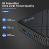X96M Smart-TV-Box Android 9.0 Allwinner H603 Cortex-A53 Quad-Core 64-Bit 4 GB RAM / 64 GB ROM 2.4G WiFi-Unterstützung TF-Karte 6K HD Media Player Set