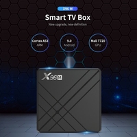 X96M Smart-TV-Box Android 9.0 Allwinner H603 Cortex-A53 Quad-Core 64-Bit 4 GB RAM / 64 GB ROM 2.4G WiFi-Unterstützung TF-Karte 6K HD Media Player Set