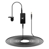 XFAN AIR Omnidirektionales Lavalier-Mikrofon Aufsteckbare Kabelkondensator-Mikrofonkabellänge 6 m