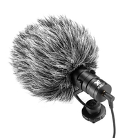 XFAN D1 On-Camera-Mikrofon Universelles Kondensatormikrofon mit Nierencharakteristik Interview Vlogging Microphone