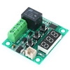 XH-W1209 Digitaler Thermostat Hochpräziser Temperaturregler Heiz- / Kühlthermostat Temperaturregelungsschaltermodul Mini-Temperaturregelungsplatine mit roter LED-Anzeige