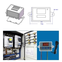 XH-W3002 12V/120W -50~110℃ Digitaler Temperaturregler Intelligenter digitaler Temperaturregler mit digitaler Anzeige Temperaturregler für Heimaquarium Inkubator mit 1 Meter wasserdichter Sonde