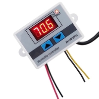 XH-W3005 Digitaler Luftfeuchtigkeitsregler Feuchtigkeitsregler Hygrometer Innen-Außenfeuchtigkeitsmesser Moosendetektor Monitor