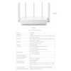 Xiaomi AIoT AC2350 Router Gigabit 2183 Mbit / s Dualband 128 MB WiFi Router WiFi Signalverstärker mit 7 High Gain Antennen