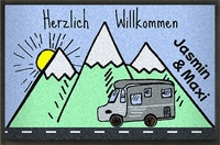 Fußmatte „Camping“ personalisierbar