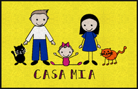 Fußmatte Casa Mia zum Personalisieren