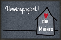 Fußmatte Family House zum Gestalten