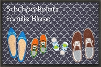 Fußmatte Family Schuhe zum Gestalten