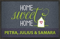 Fußmatte Home Sweet Home zum Gestalten