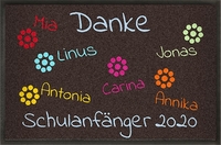 Fußmatte personalisierbar Schulanfänger Geschenk