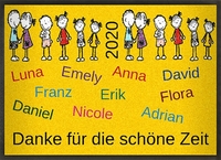 Fußmatte personalisieren Abschiedsgeschenk