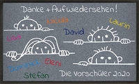 Fußmatte Vorschulkinder KITA zum Selbstdesignen