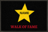 Fußmatte »Walk of fame « mit Namen