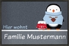 Fußmatte Winterlich zum individuellen Gestalten