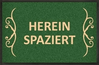 Gestaltbare Fußmatte in klassischem Design