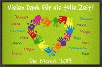 Gestaltbare Fußmatte Kindergartenabschied