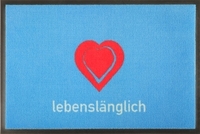 Gestaltbare Fußmatte lebenslänglich